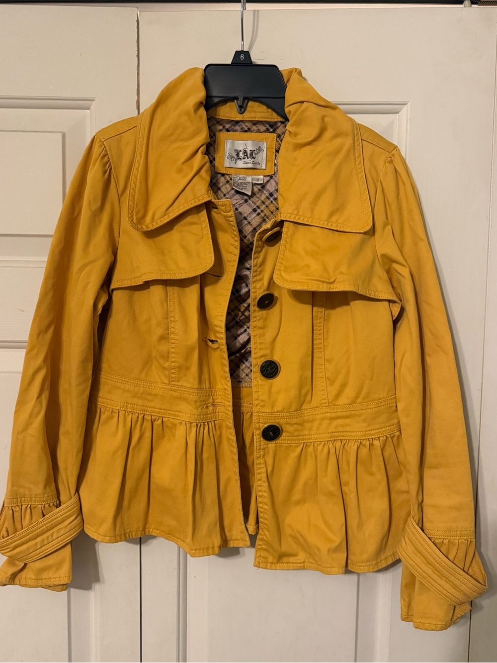 Live a Little Mustard Yellow Jacket